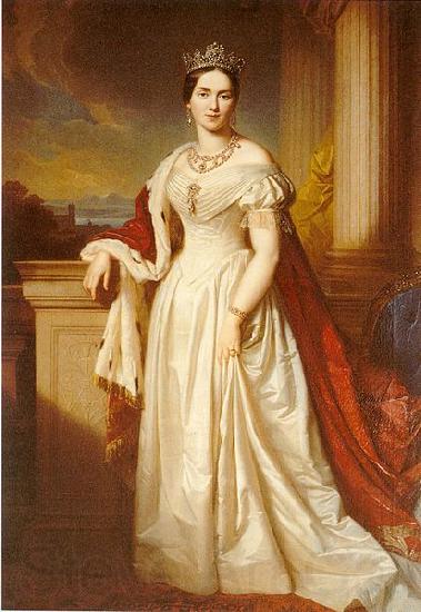 Georg Friedrich Kersting Queen Pauline of Werttemberg Spain oil painting art